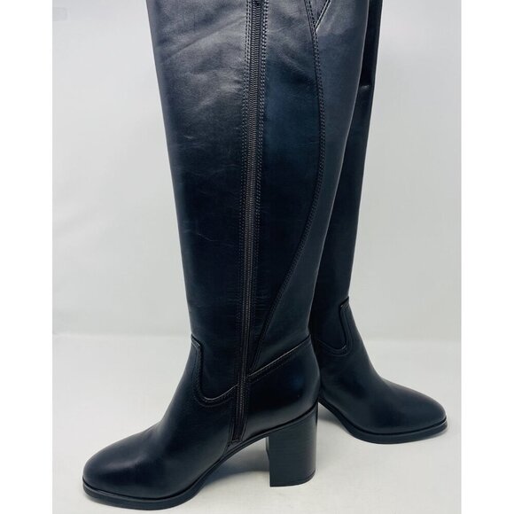 Giani Bernini Womens 8.5M Odettee Memory Foam Knee High Leather Riding Boots - Picture 4 of 7